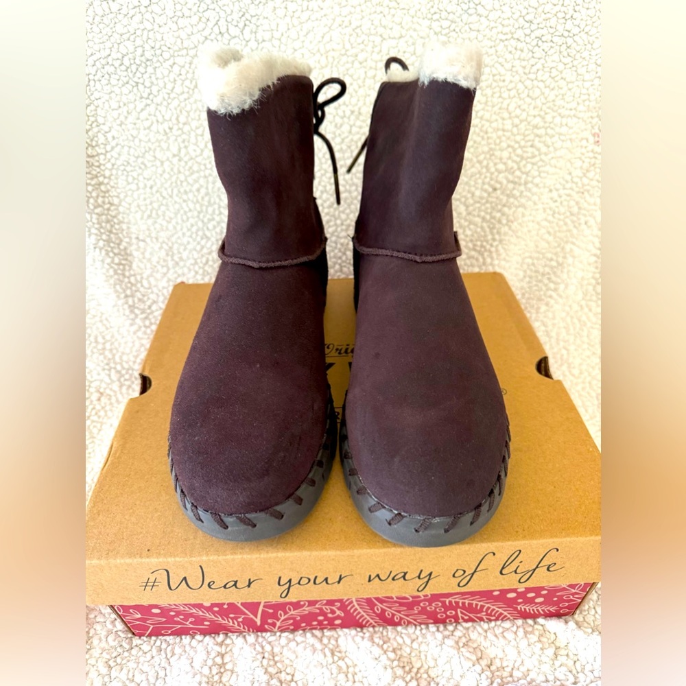 Muk Luk Women's Flexi Albany Chocolate Boot size 8 NWT - Picture 2 of 8